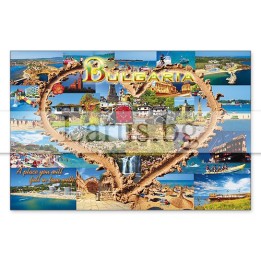 Магнитен сувенир България- „Плочка“ 12-mhBG-0039
