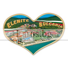 Магнитен сувенир Елените, България - Сърце