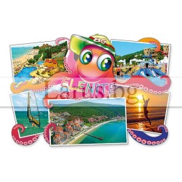 Магнитен сувенир Елените - Октопод | Сувенири от България