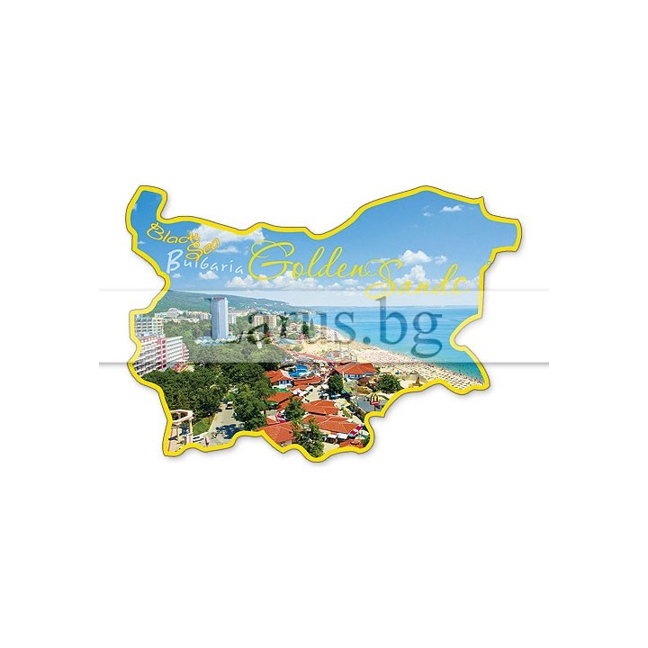 Магнитен сувенир Златни Пясъци-Щанца 12-mhGS-0010