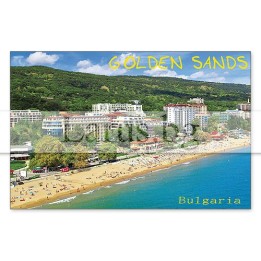 Магнитен сувенир Златни Пясъци- „Плочка“ 12-mhGS-0021