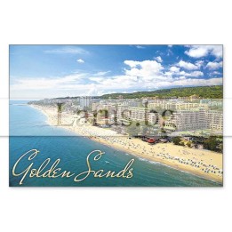 Магнитен сувенир Златни Пясъци- „Плочка“ 12-mhGS-0025