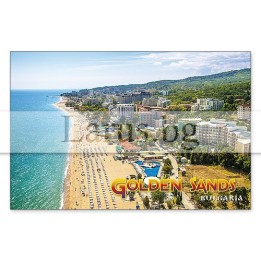 Магнитен сувенир Златни Пясъци- „Плочка“ 12-mhGS-0027