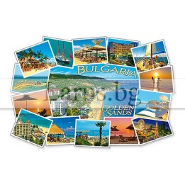 Магнитен сувенир Златни Пясъци-Щанца 12-mhGS-0028