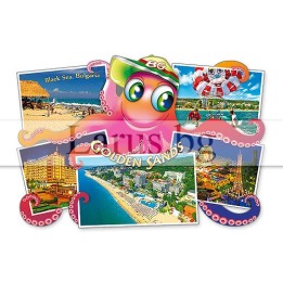 Магнитен сувенир Златни Пясъци-Щанца 12-mhGS-0030