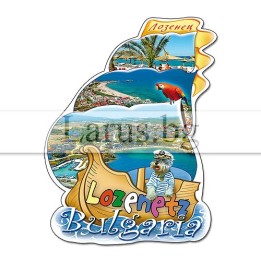 Магнитен сувенир Лозенец, България - 12-mhLO-0003