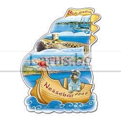 Магнитен сувенир Несебър-Щанца 12-mhNE-0002