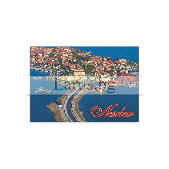 Магнитен сувенир Несебър- „Плочка“ 12-mhNE-0010