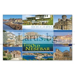 Магнитен сувенир Несебър- „Плочка“ 12-mhNE-0021