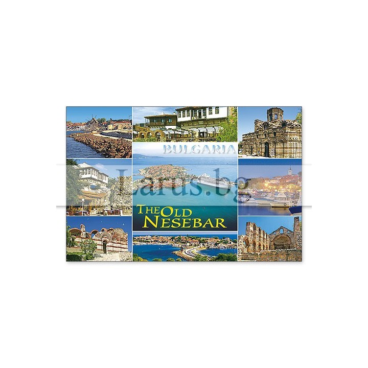 Магнитен сувенир Несебър - „Плочка“ | 12-mhNE-0021