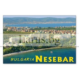 Магнитен сувенир Несебър- „Плочка“ 12-mhNE-0022