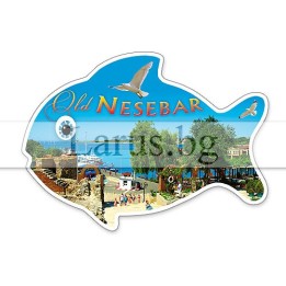 Магнитен сувенир Несебър-Щанца 12-mhNE-0027