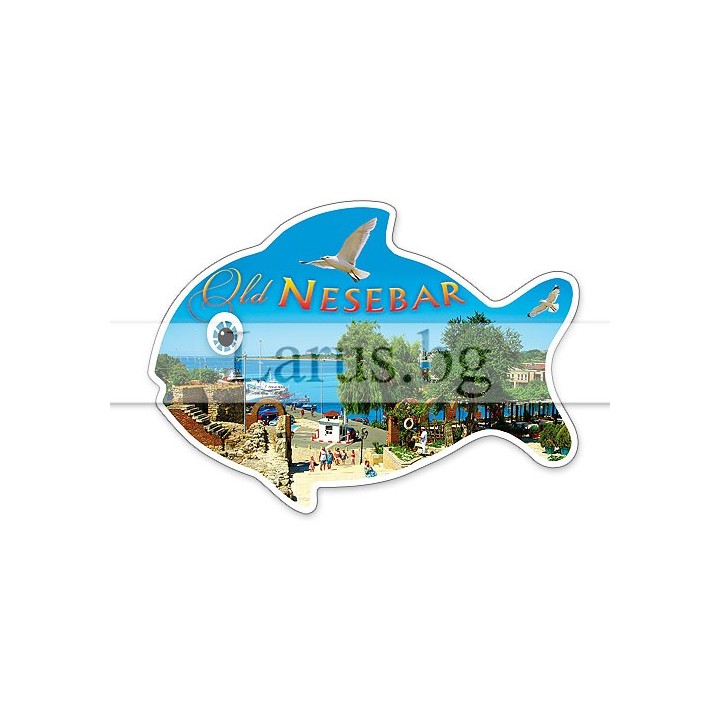 Магнитен сувенир Несебър-Щанца 12-mhNE-0027