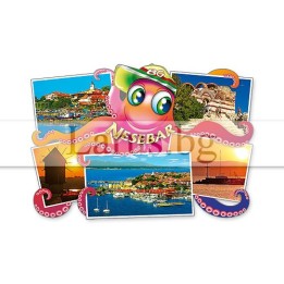 Магнитен сувенир Несебър - забавен подарък от морето