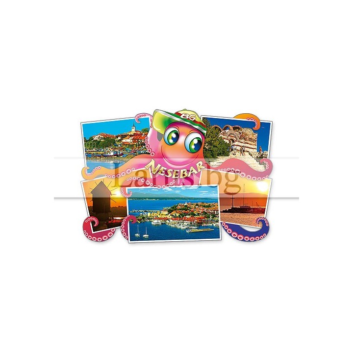 Магнитен сувенир Несебър-Щанца 12-mhNE-0030