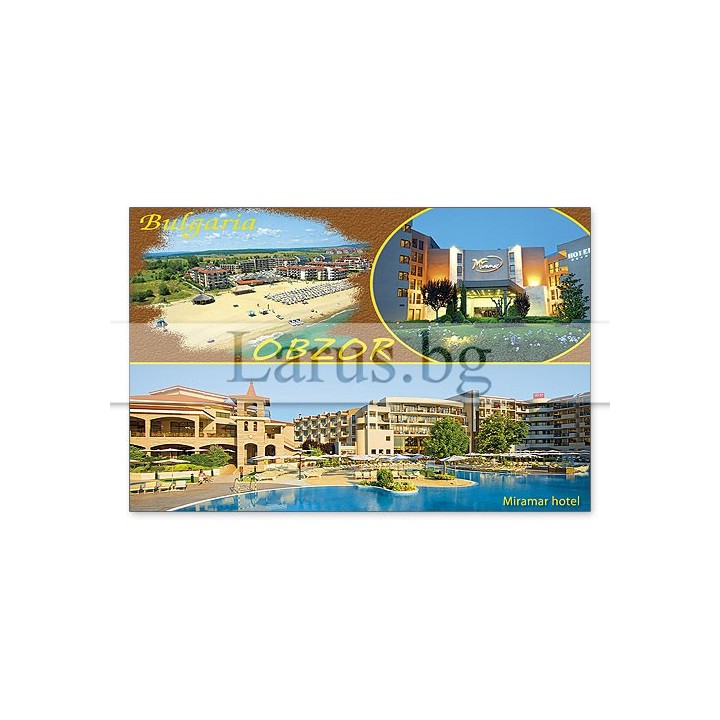 Магнитен сувенир Обзор- „Плочка“ 12-mhOB-0006