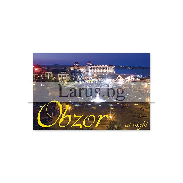 Магнитен сувенир Обзор- „Плочка“ 12-mhOB-0008