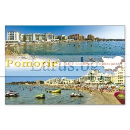 Магнитен сувенир Поморие- „Плочка“ 12-mhPO-0003