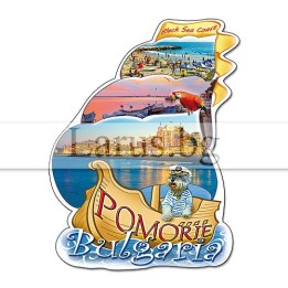 Магнитен сувенир Поморие - България | Сувенири за хладилник