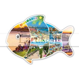 Магнитен сувенир Поморие - Рибка | Сувенири от България