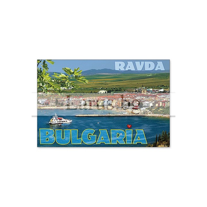 Магнитен сувенир Равда, България - Сувенири от морето