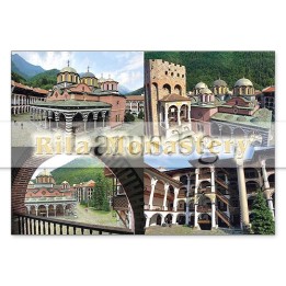 Магнитен сувенир Рилски манастир- „Плочка“ 12-mhRM-0001