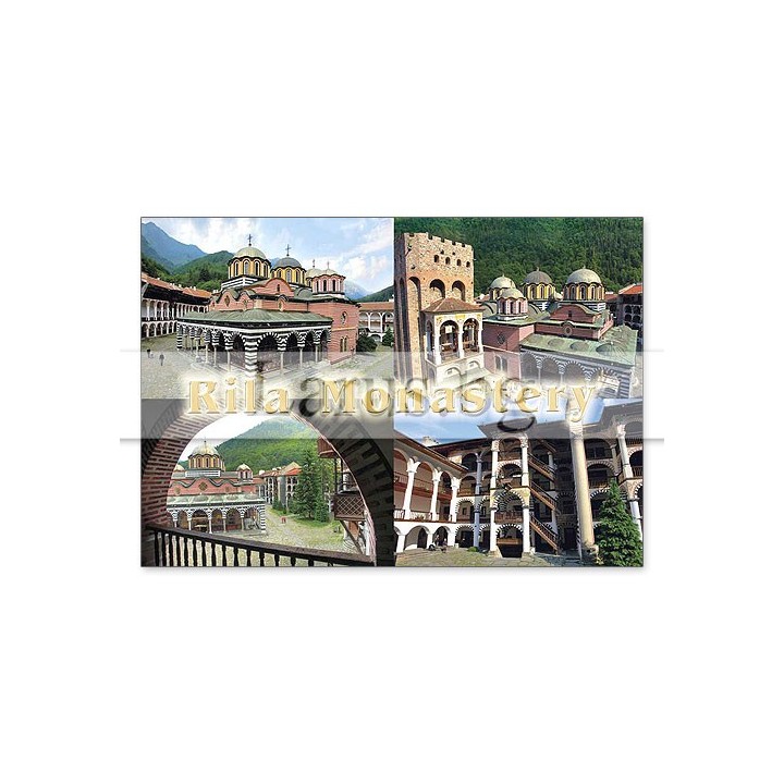 Магнитен сувенир Рилски манастир- „Плочка“ 12-mhRM-0001