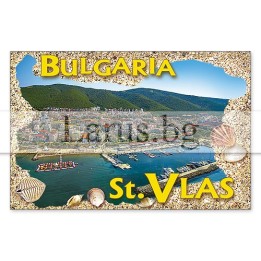 Магнитен сувенир Св. Влас- „Плочка“ 12-mhVL-0011