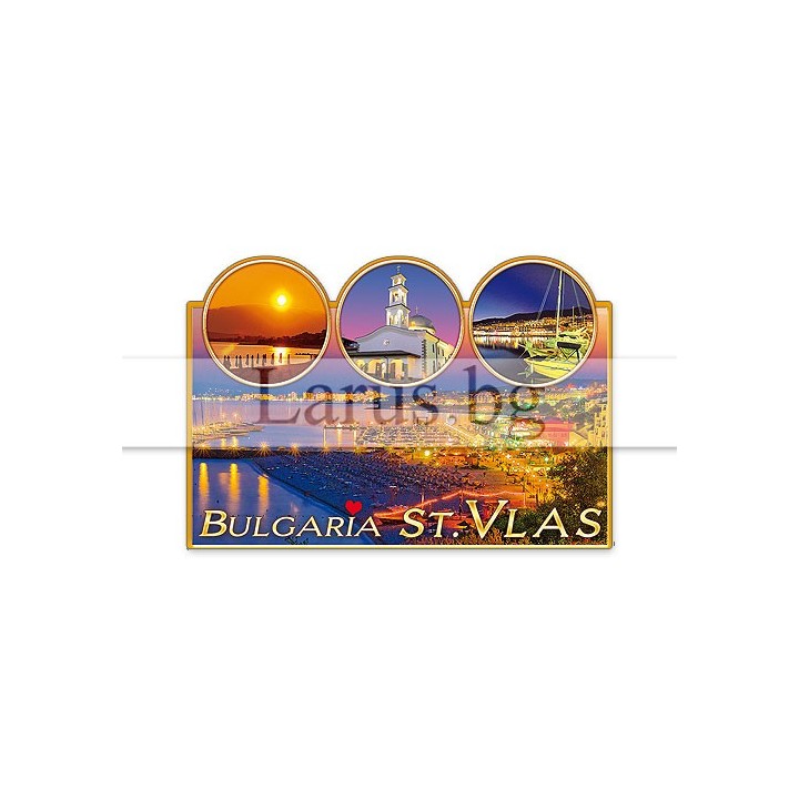 Магнитен сувенир Св. Влас-Щанца 12-mhVL-0015