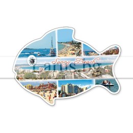 Магнитен сувенир Слънчев бряг - Рибка | Сувенири от България