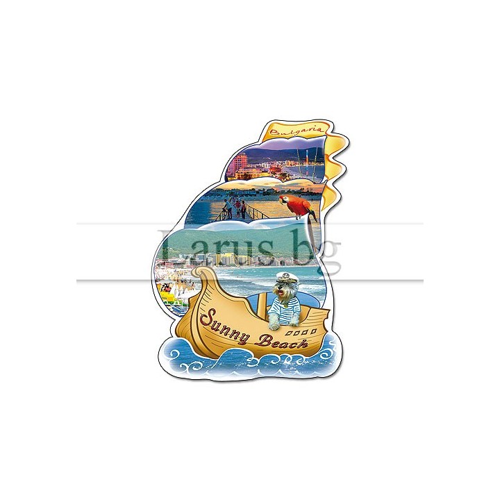 Магнитен сувенир Слънчев Бряг-Щанца 12-mhSB-0024