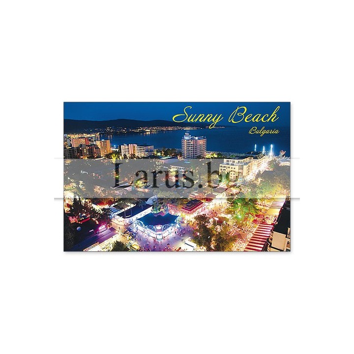 Магнитен сувенир Слънчев Бряг- „Плочка“ 12-mhSB-0029