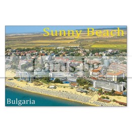 Магнитен сувенир Слънчев Бряг- „Плочка“ 12-mhSB-0033