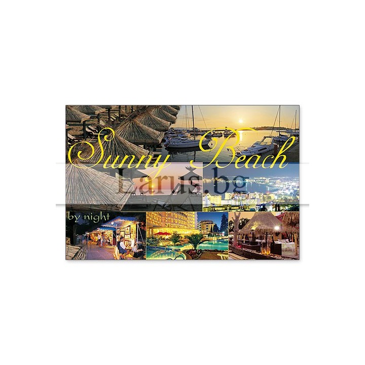 Магнитен сувенир Слънчев Бряг- „Плочка“ 12-mhSB-0044