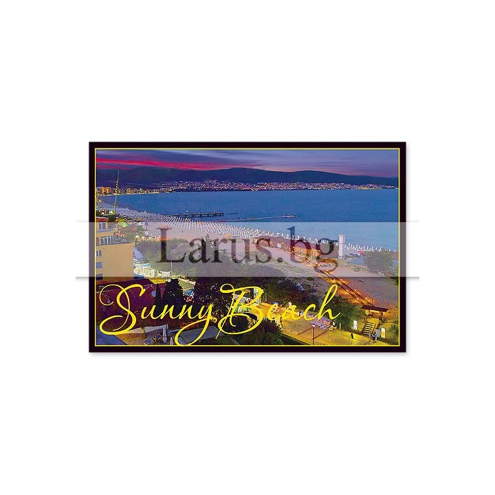 Магнитен сувенир Слънчев Бряг- „Плочка“ 12-mhSB-0047