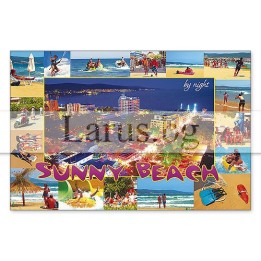 Магнитен сувенир Слънчев Бряг- „Плочка“ 12-mhSB-0050