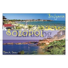 Магнитен сувенир Созопол- „Плочка“ 12-mhSZ-0013