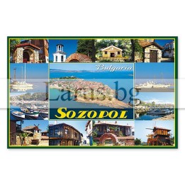 Магнитен сувенир Созопол- „Плочка“ 12-mhSZ-0019