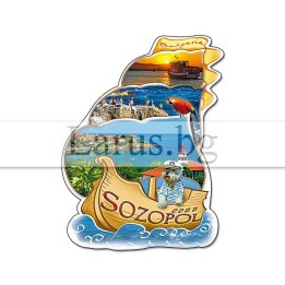 Магнитен сувенир Созопол-Щанца 12-mhSZ-0022