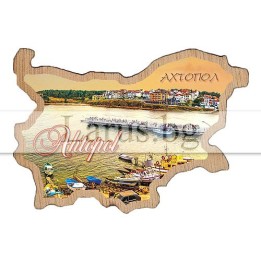 Магнитен сувенир Ахтопол фотокарта 12-mdAH-0005