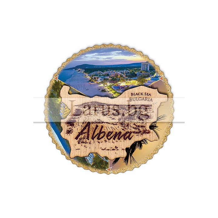 Магнитен сувенир Албена ротационен 12-mdAL-0016