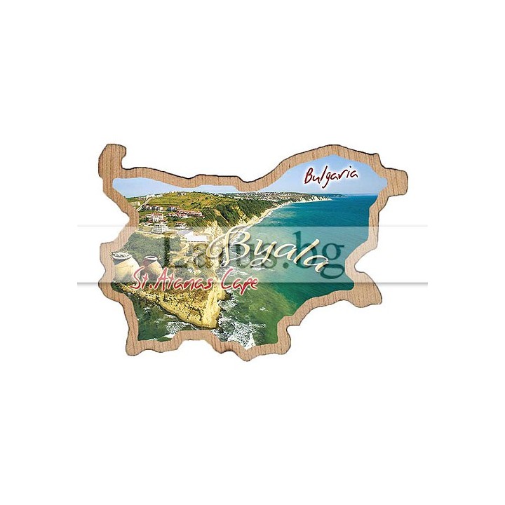 Магнитен сувенир Бяла фотокарта 12-mdBQ-0001