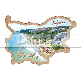 Магнитен сувенир Бяла фотокарта 12-mdBQ-0002