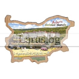 Магнитен сувенир Златни пясъци - хотел Melia Grand Hermitage