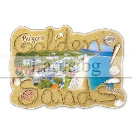 Магнитен сувенир Златни Пясъци MDF 12-mdGS-0019