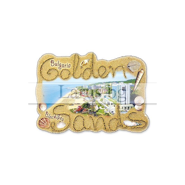 Магнитен сувенир Златни пясъци | Сувенири от България