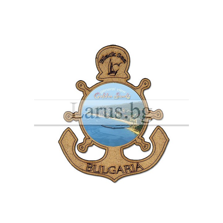 Магнитен сувенир Златни Пясъци MDF 12-mdGS-0023