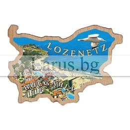 Магнитен сувенир Лозенец фотокарта 12-mdLO-0009