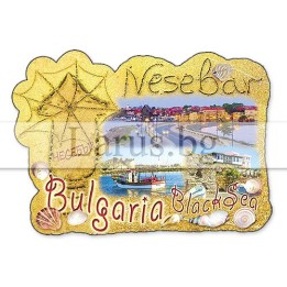 Магнитен сувенир Несебър MDF 12-mdNE-0026