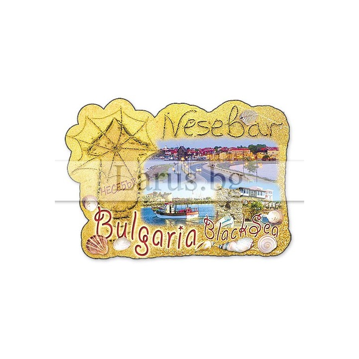 Магнитен сувенир Несебър MDF 12-mdNE-0026